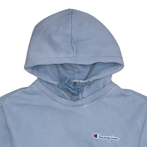 Champion Men's Blue Pullover Hoodie Medium Regular Fit