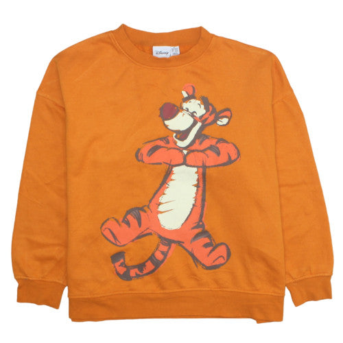 Disney Women’s Orange Tigger Sweatshirt XL Cotton Pullover
