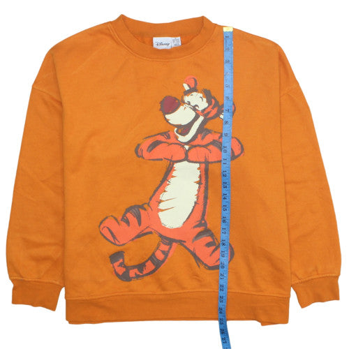 Disney Women’s Orange Tigger Sweatshirt XL Cotton Pullover