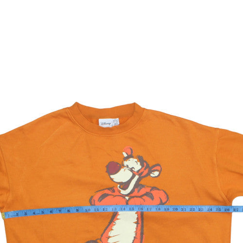 Disney Women’s Orange Tigger Sweatshirt XL Cotton Pullover