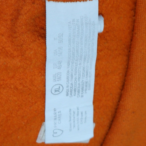 Disney Women’s Orange Tigger Sweatshirt XL Cotton Pullover