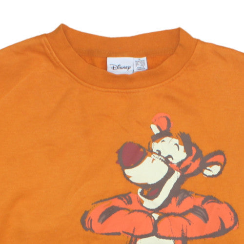 Disney Women’s Orange Tigger Sweatshirt XL Cotton Pullover