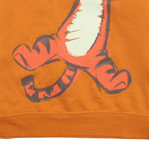 Disney Women’s Orange Tigger Sweatshirt XL Cotton Pullover
