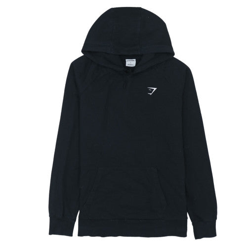 Gymshark Men’s Black Pullover Hoodie L Regular Fit Sportswear