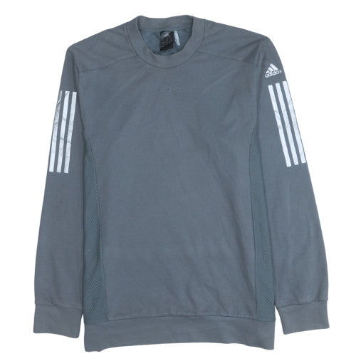 Adidas Mens Grey XL ClimaCool Crew Neck Sports Sweatshirt