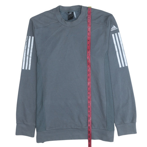 Adidas Mens Grey XL ClimaCool Crew Neck Sports Sweatshirt