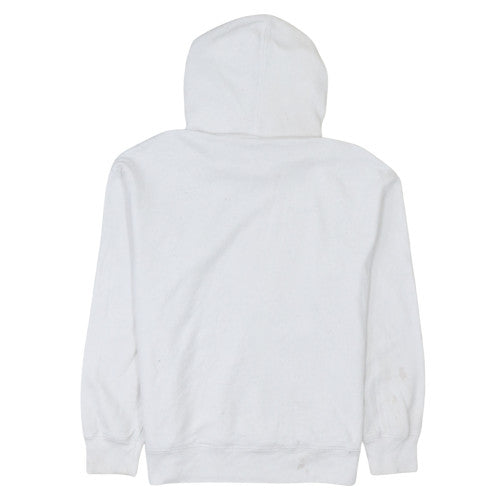 Levi's Women White Floral Logo Pullover Hoodie Medium