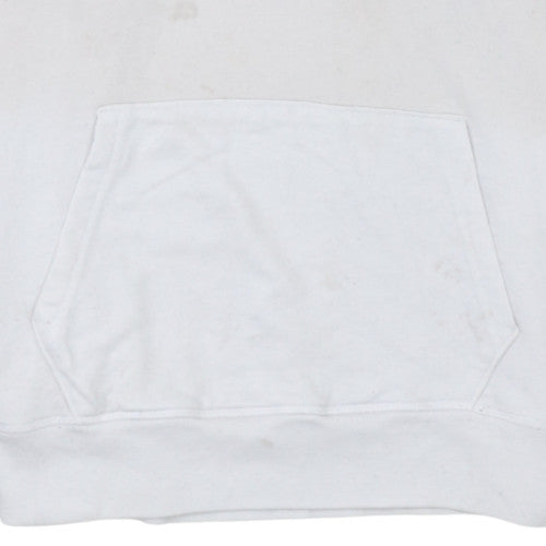Levi's Women White Floral Logo Pullover Hoodie Medium