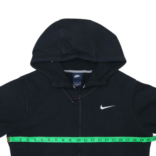 Nike Men's Black Full Zip Hoodie Small Fleece Sweatshirt