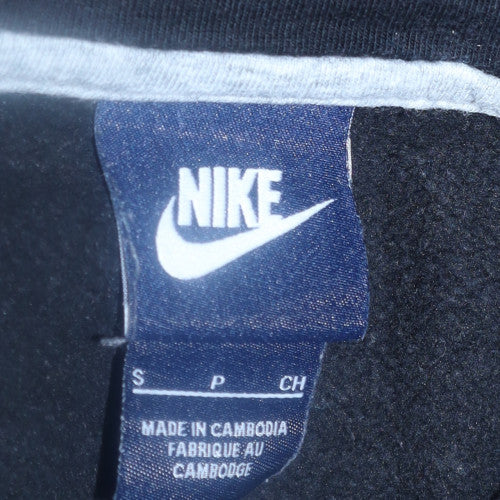 Nike Men's Black Full Zip Hoodie Small Fleece Sweatshirt