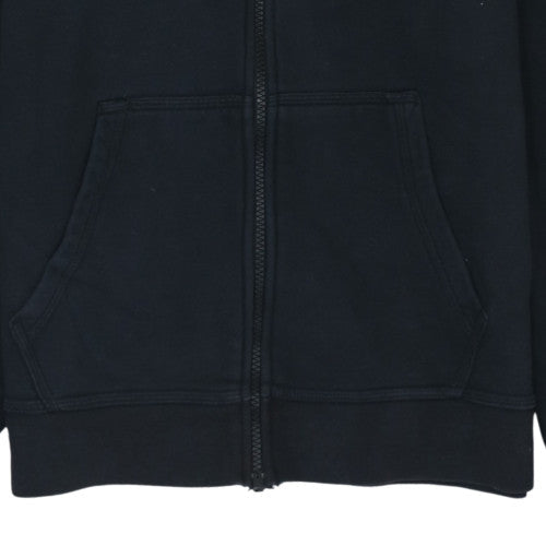 Nike Men's Black Full Zip Hoodie Small Fleece Sweatshirt