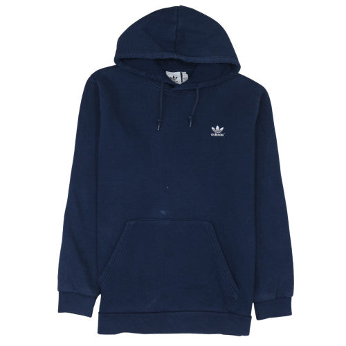 Adidas Men's Blue Pullover Hoodie Size L Fleece Sportswear