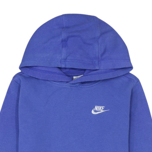 Nike Teens Blue XL Pullover Hoodie Fleece Sportswear