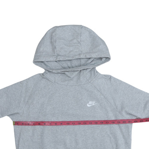 Nike Men's Grey Pullover Hoodie M Regular Fit Sportswear