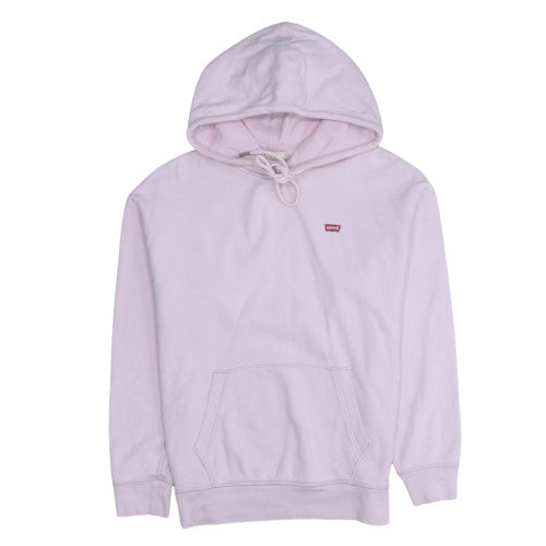 Levi's Womens Pink Pullover Hoodie Small Cotton Casual
