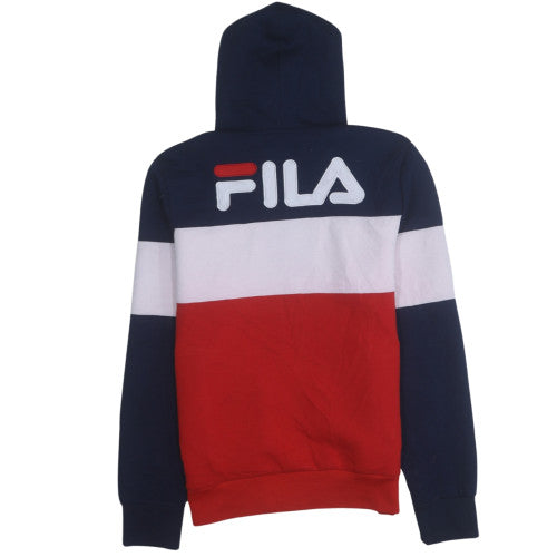 FILA Black Line Mens Multicoloured Full Zip Hoodie L