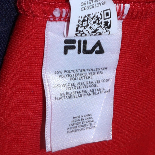 FILA Black Line Mens Multicoloured Full Zip Hoodie L