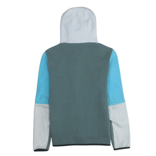 Nike Men's Blue Full Zip Hoodie S Sportswear Cotton Blend
