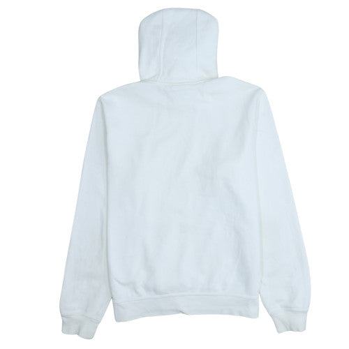 Nike Men's White Pullover Hoodie Size L Cotton Blend Sweatshirt