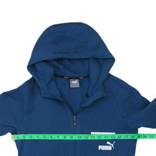 Puma Men’s Blue Man City Full Zip Hoodie Size S Casual Sportswear