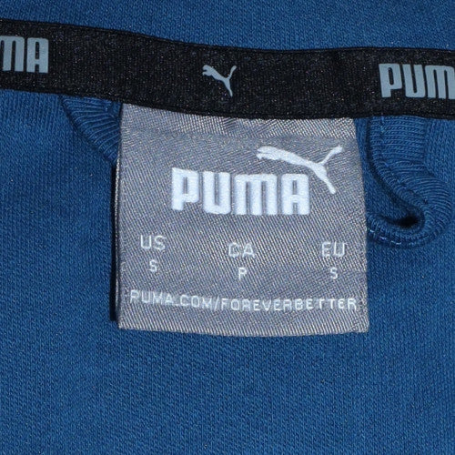 Puma Men’s Blue Man City Full Zip Hoodie Size S Casual Sportswear