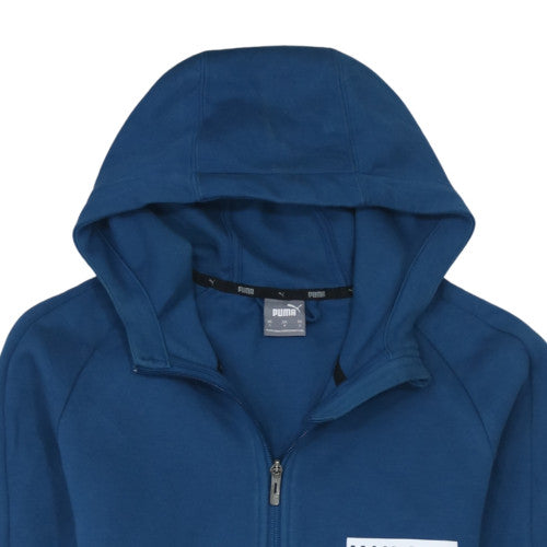 Puma Men’s Blue Man City Full Zip Hoodie Size S Casual Sportswear