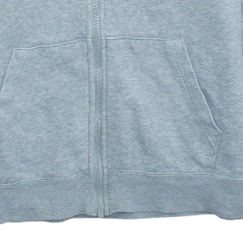Nike Men's Grey Full Zip Hoodie XS Lightweight Fleece Sweatshirt