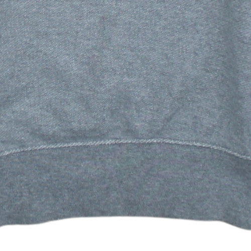 Nike Mens Grey Leather Panel Crew Neck Sweatshirt XS