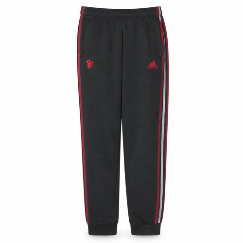 Adidas Boys Black Track Pants 11-12 Years Football Fleece Activewear