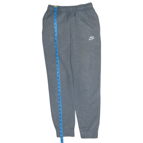 Nike Men's Grey Fleece Jogger Sweatpants S Regular Fit