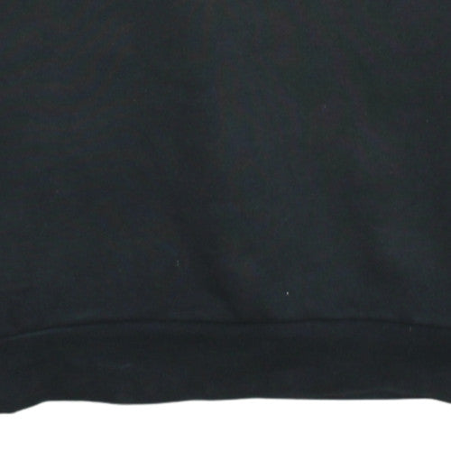 Adidas Mens Black Crew Neck Pullover Sweatshirt Size L