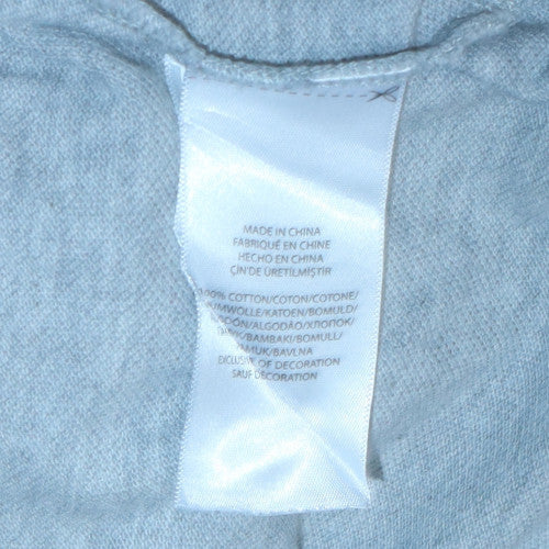 Ralph Lauren Men Grey Long Sleeve Polo Sweatshirt XL Slim Fit Cotton
