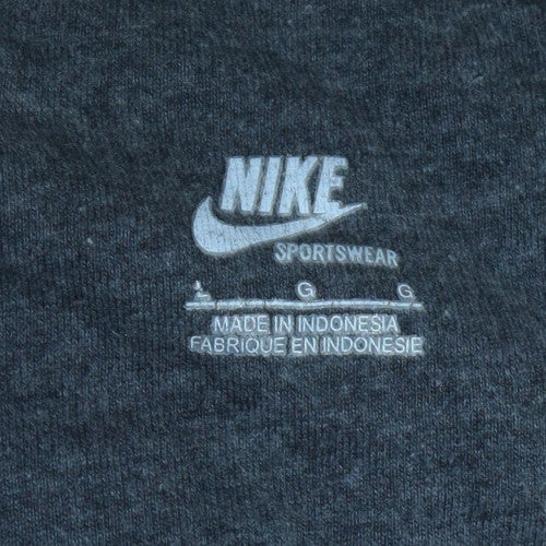 Nike Men's Grey Pullover Crew Neck Sweatshirt Size L