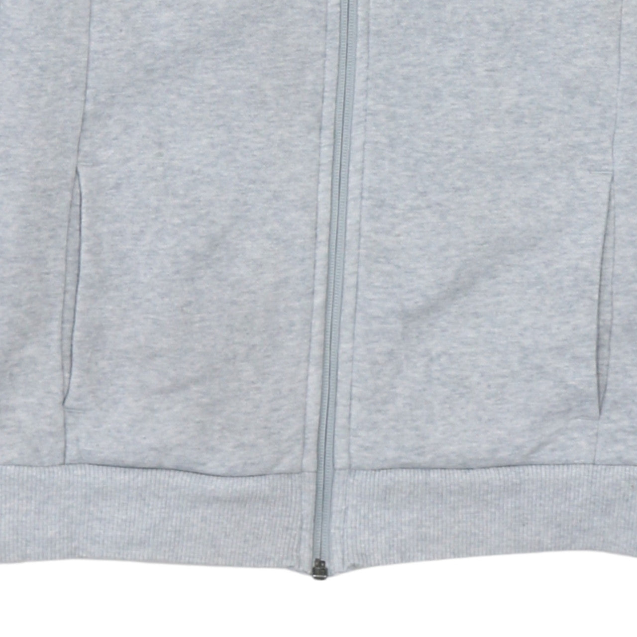 Puma Men's Grey Full Zip Fleece Sweatshirt M Regular Fit