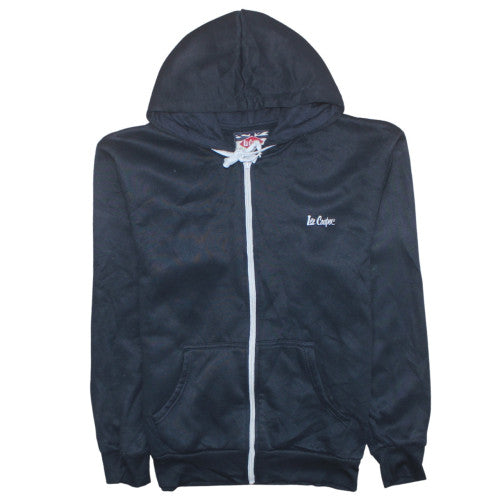 Lee Cooper Men's Black Full Zip Hoodie Size M