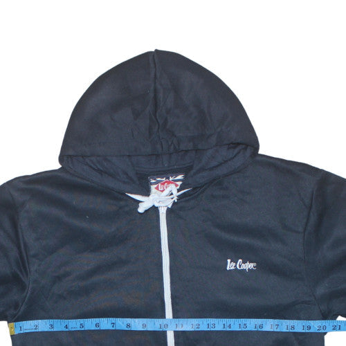 Lee Cooper Men's Black Full Zip Hoodie Size M