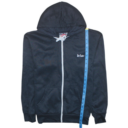 Lee Cooper Men's Black Full Zip Hoodie Size M