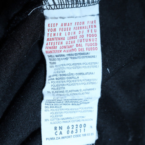 Puma Men's Black Full Zip Sports Sweatshirt Size 2XL