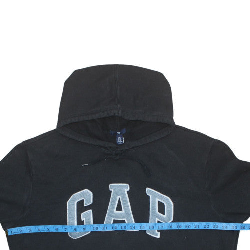 GAP Men's Black XL Pullover Hoodie Classic Logo Fleece Cotton Blend