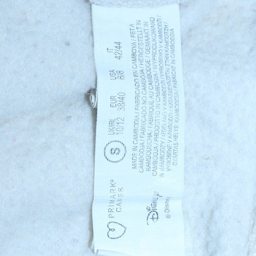 Disney Women White Mickey Mouse Graphic Pullover Sweatshirt Size S