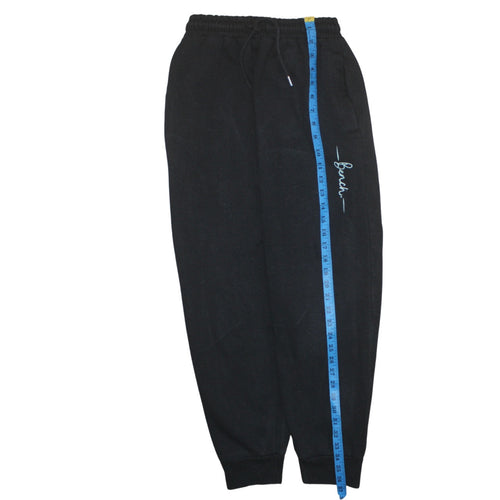 Bench Womens Black Jogger Sweatpants Size M Elastic Waist Tapered Fit
