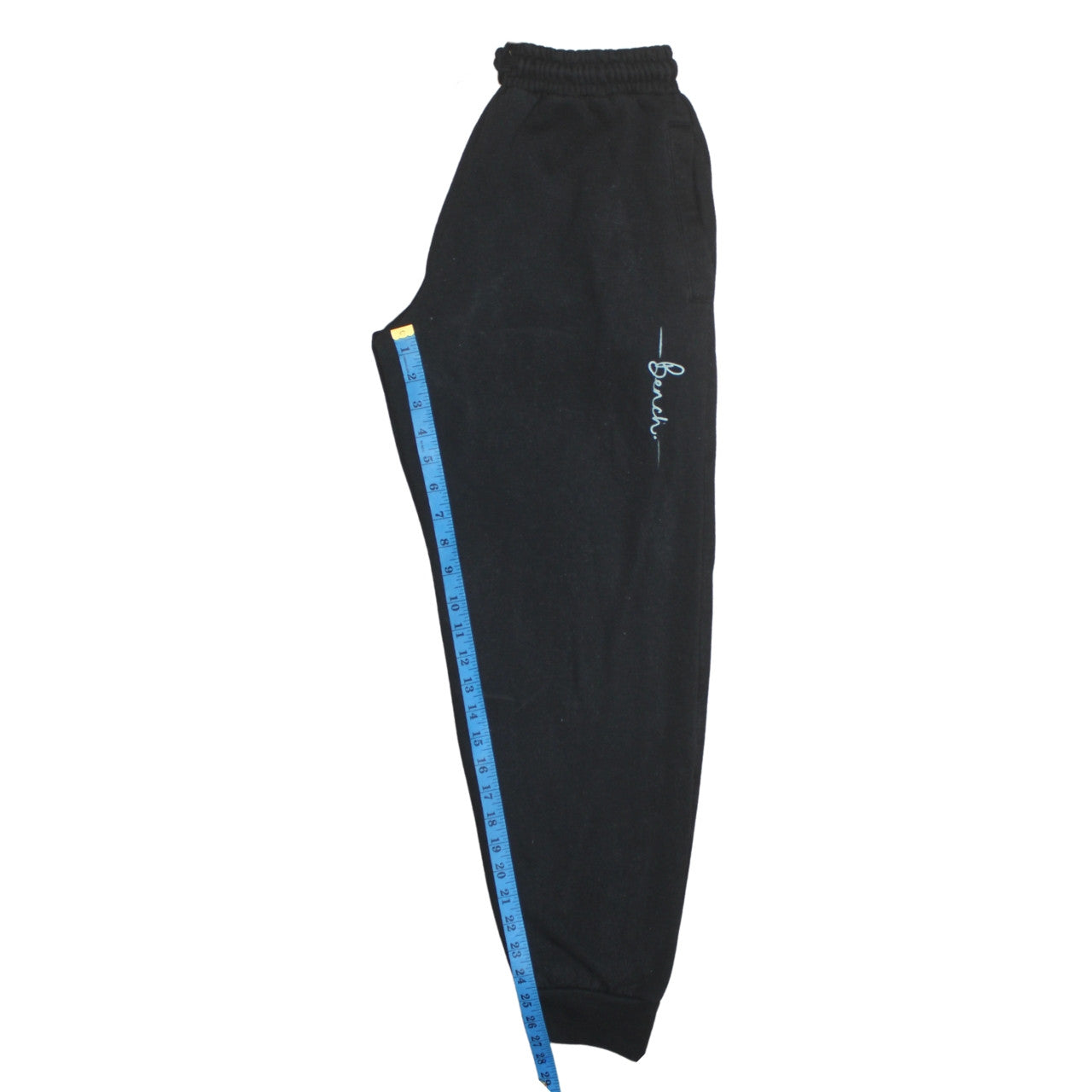 Bench Womens Black Jogger Sweatpants Size M Elastic Waist Tapered Fit