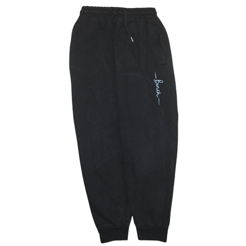 Bench Womens Black Jogger Sweatpants Size M Elastic Waist Tapered Fit