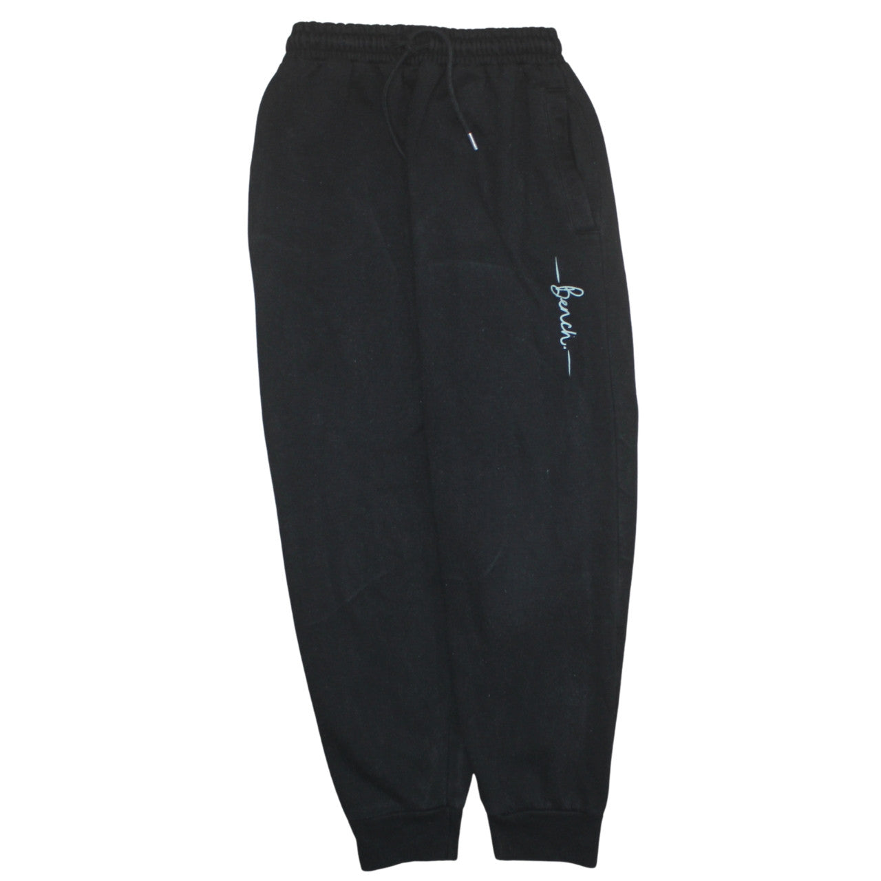 Bench Womens Black Jogger Sweatpants Size M Elastic Waist Tapered Fit