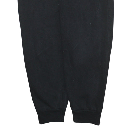 Bench Womens Black Jogger Sweatpants Size M Elastic Waist Tapered Fit