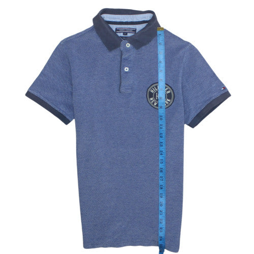 Tommy Hilfiger Men's Blue Slim Fit Polo Shirt M