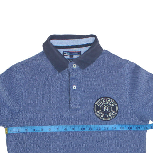 Tommy Hilfiger Men's Blue Slim Fit Polo Shirt M