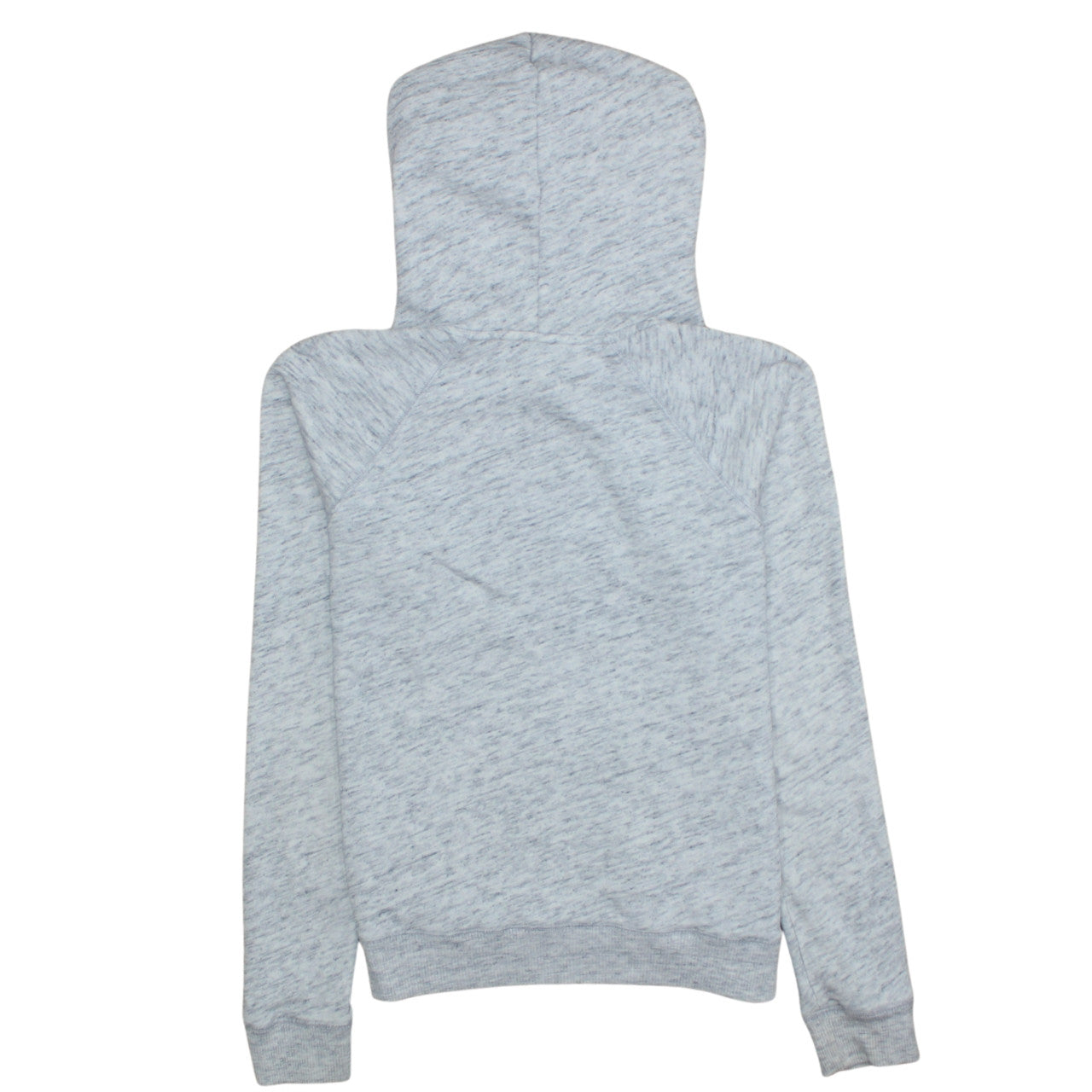 Hollister Men’s Grey Pullover Hoodie L Logo Print Fleece Sweatshirt