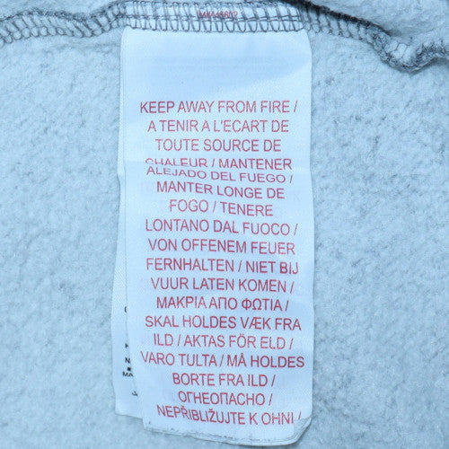 Nike Teens Grey Full Zip Fleece Hoodie XL Regular Fit