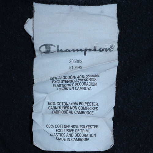 Champion Teens Black Logo Pullover Sweatshirt Size L
